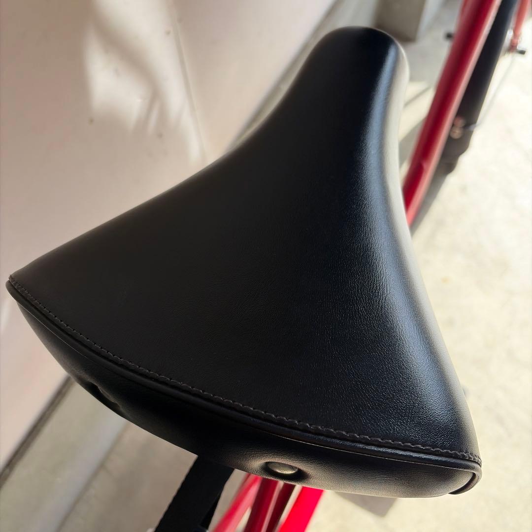 With Rin 赤 自転車 チャイルドシート付き