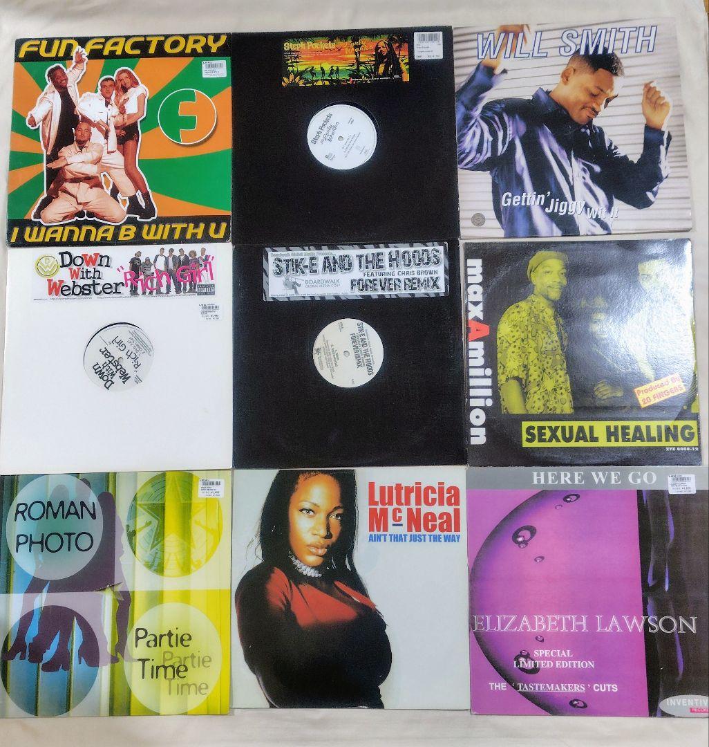 レコード　まとめ売り　45枚　洋楽　ダンス　R&B　ヒップホップ　DJ