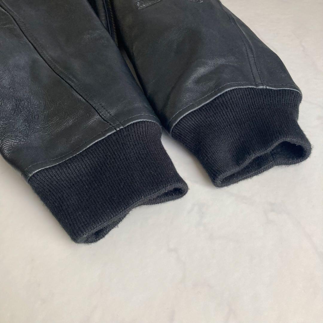 【レア】AVIREX 限定レザージャケット ドラゴン刺繍 XL