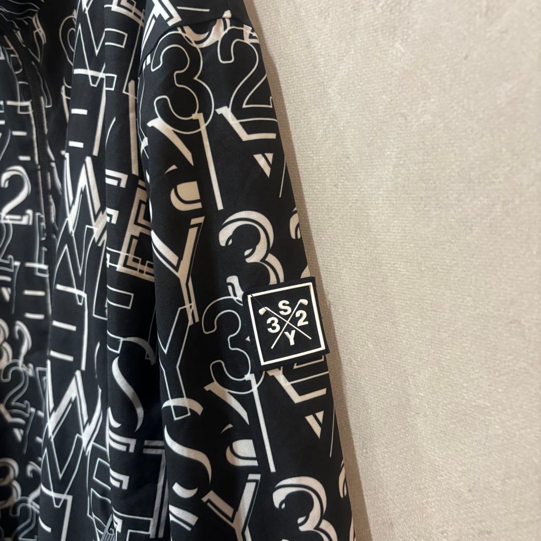 SY32bySWEETYEARS グラフィック ロゴ ジップスタンド ジャケット