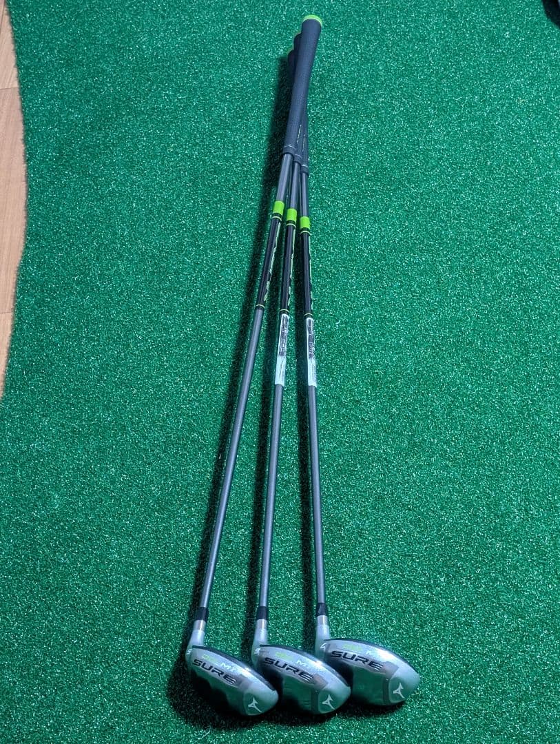 ミズノ　SURE DD 2.0 MI　ワンレングスマルチアイアン3本セット