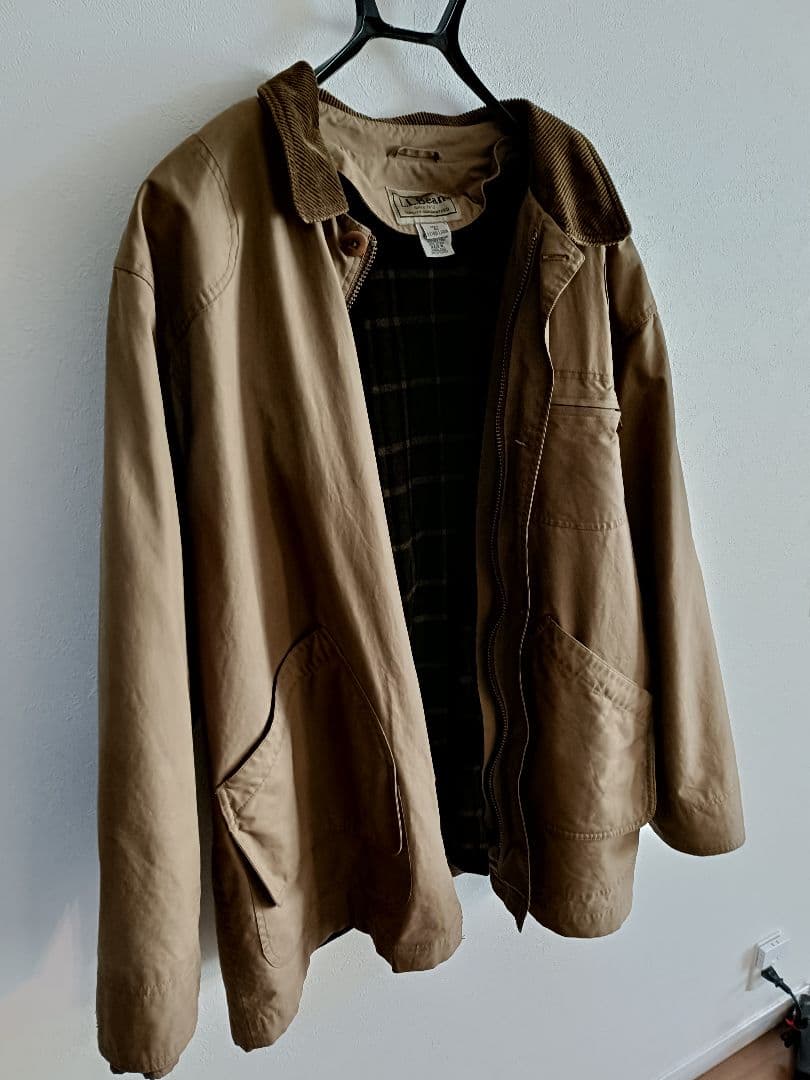 まさ　L.L.Bean ベージュ　ハンティングジャケット XL
