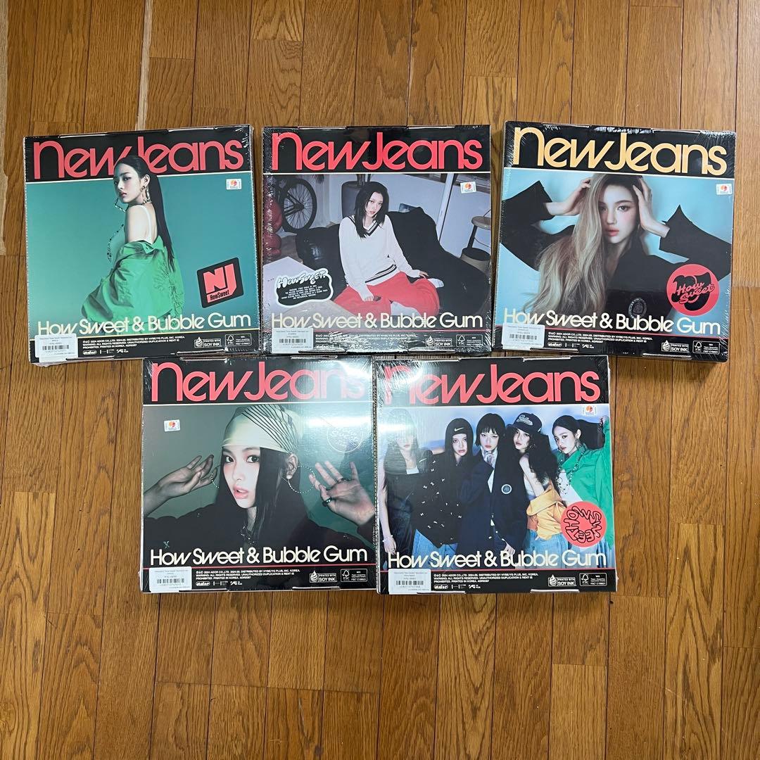 New Jeans How Sweet 新品未開封 5ver. （ハニ以外）