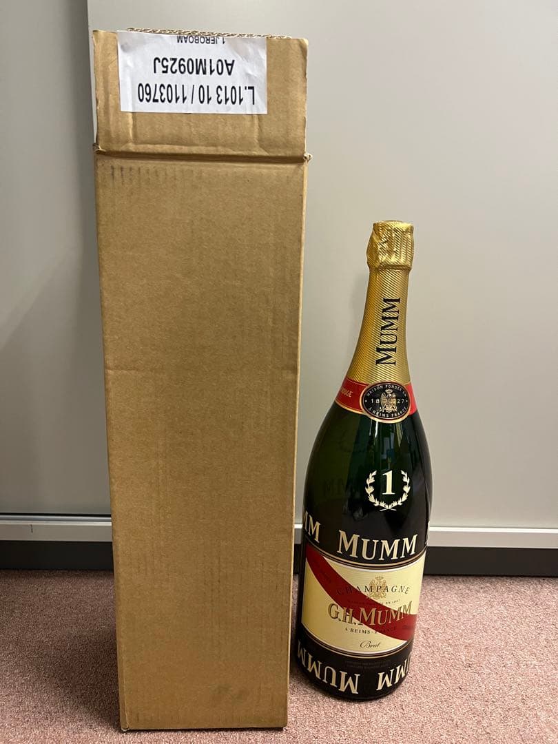 マム コルドンルージュ 3L ダミーボトル ディスプレイ用 シャンパンボトル