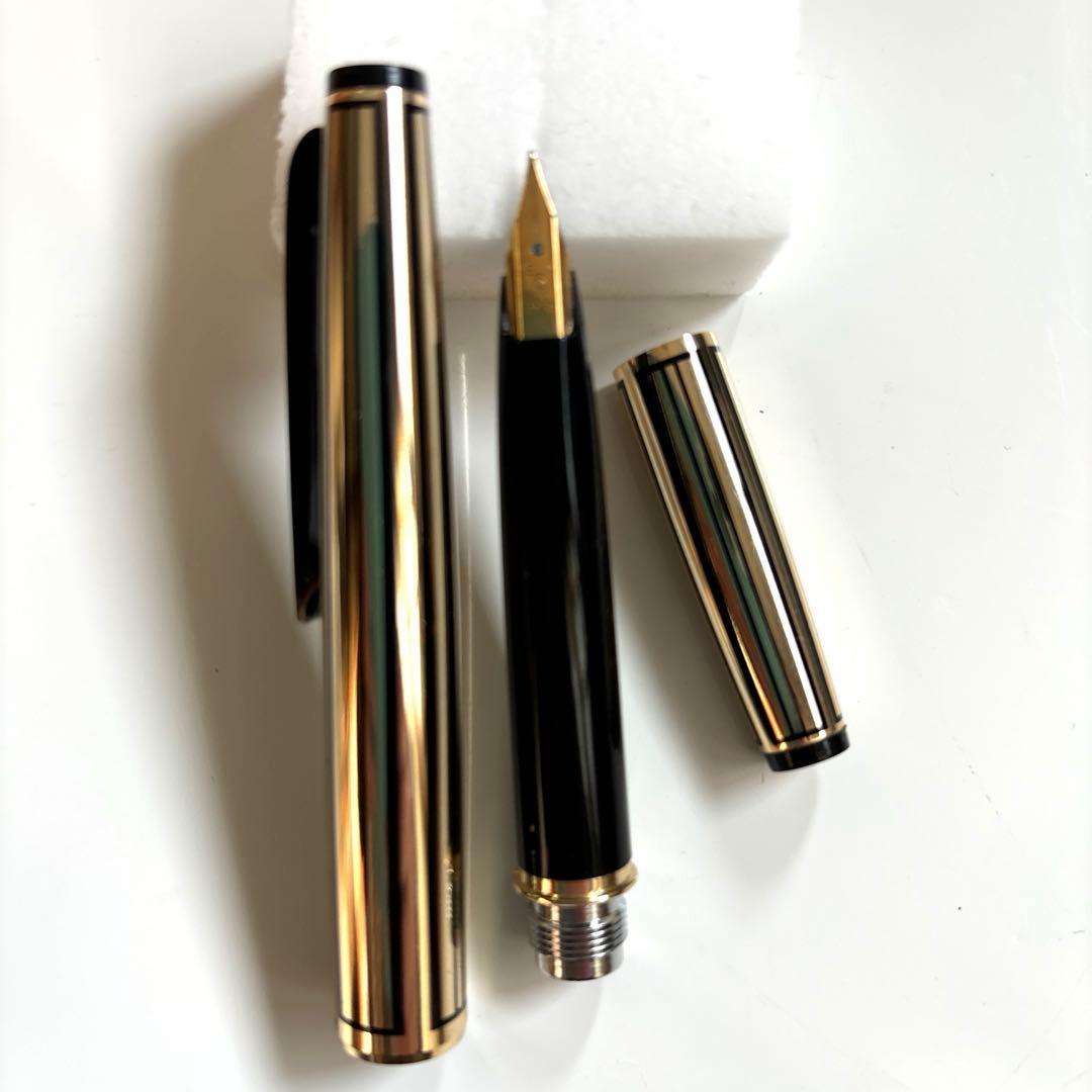 ✴︎PLATINUMプラチナ ポケットステンレス・中字・18Kヴィンテージ　万年筆