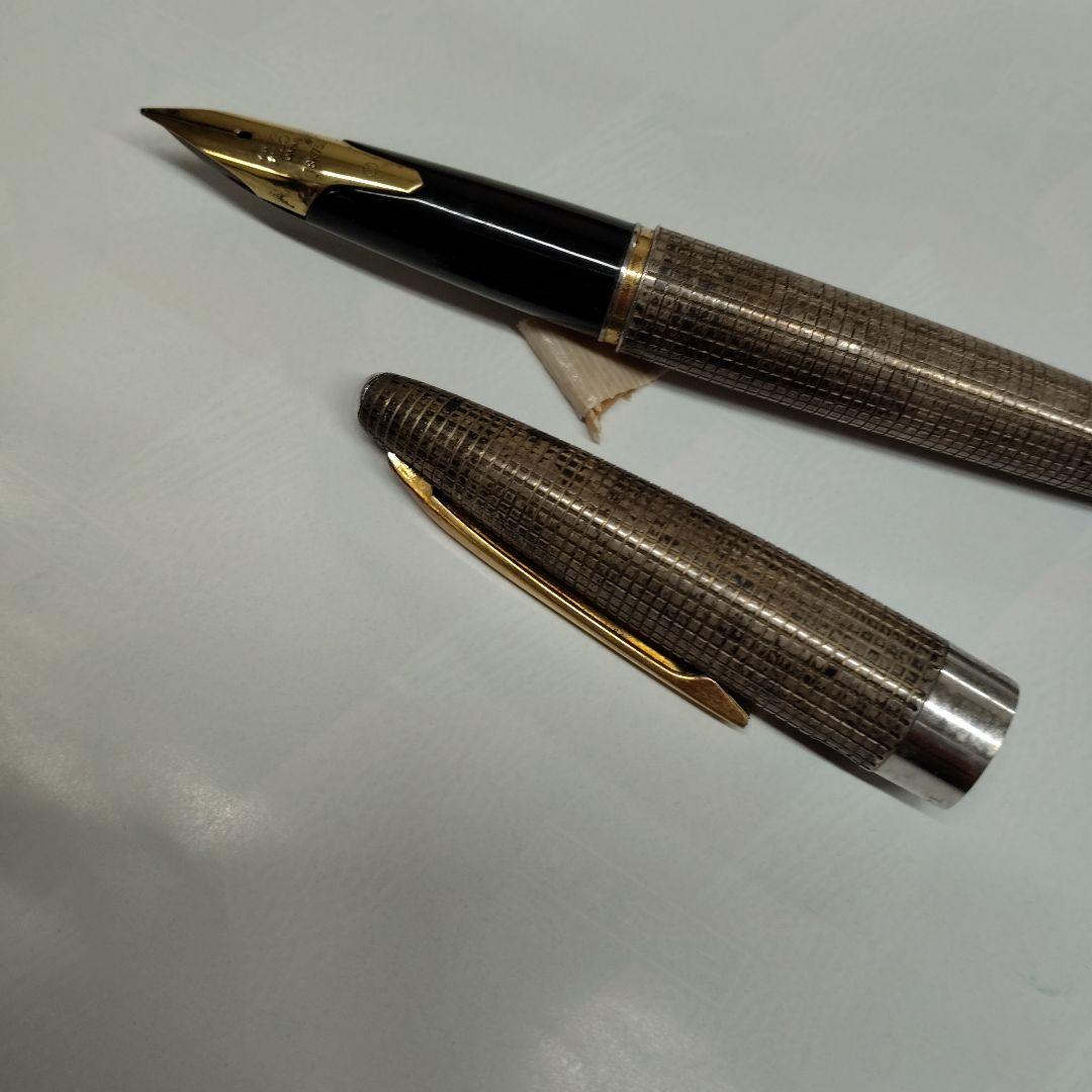 パイロット　万年筆　エリート　銀925　中古品