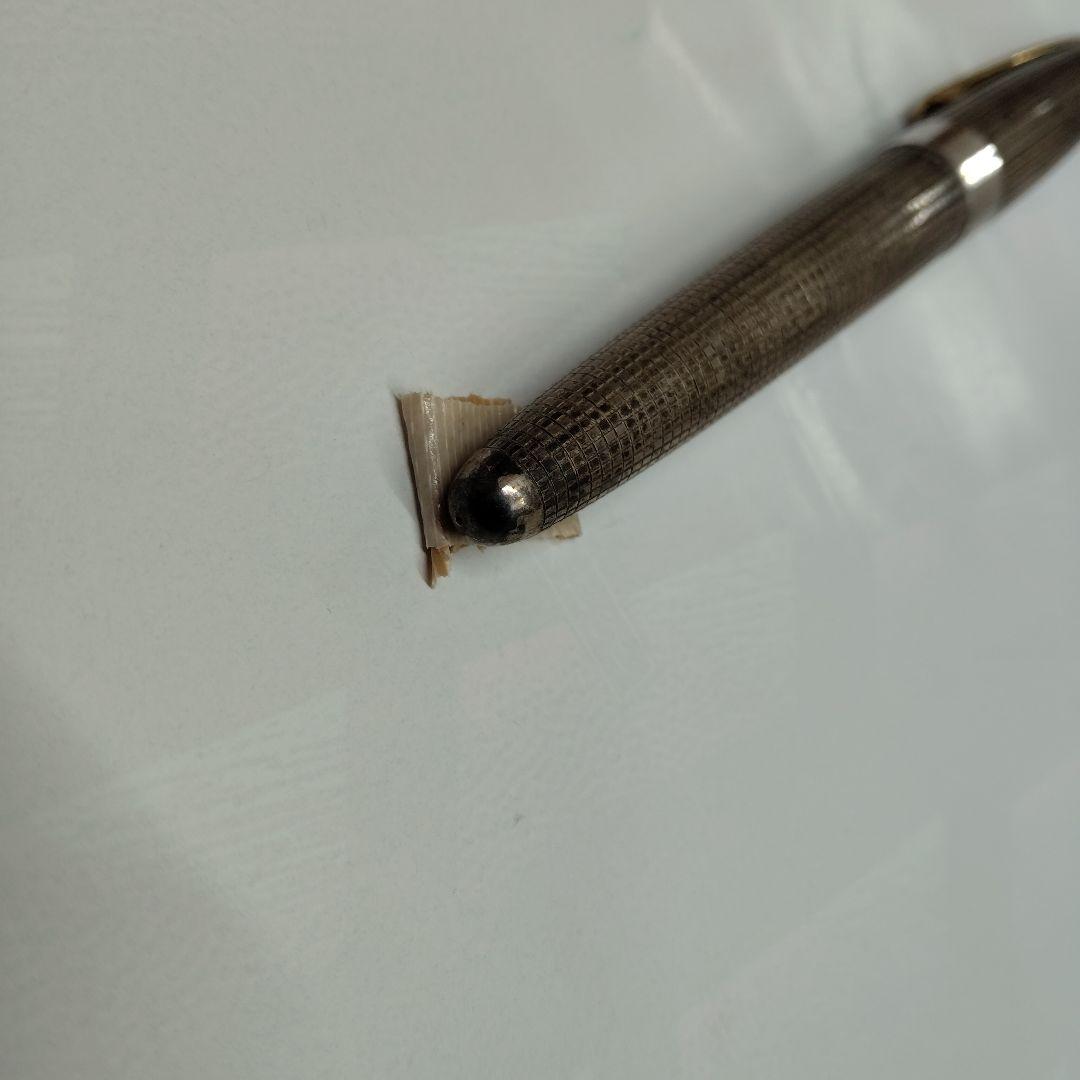 パイロット　万年筆　エリート　銀925　中古品