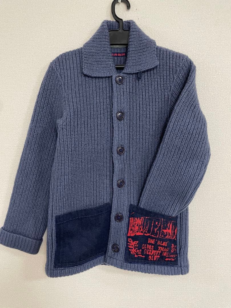 希少色/BLUE BLUE インディゴ カウチン ニットHERO 木村拓哉 着用