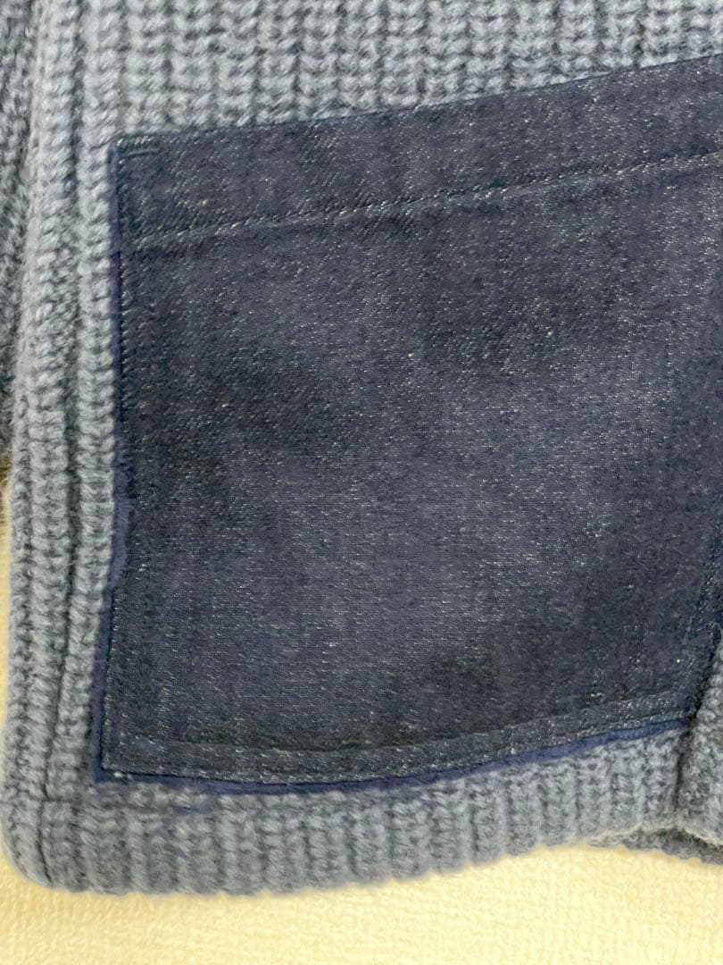 希少色/BLUE BLUE インディゴ カウチン ニットHERO 木村拓哉 着用