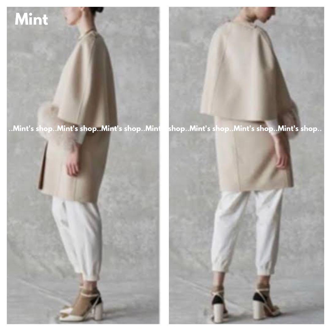 y*.様 ⭐️格安価格⭐️未使用 ドゥロワーリバーシブルケープコート定価238,