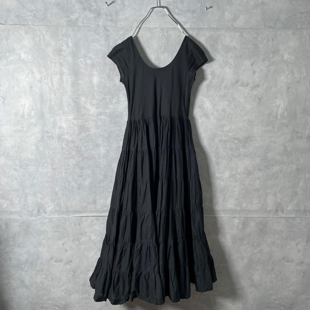 MARIHA インド綿 ロング Aライン フレア ワンピース N1354