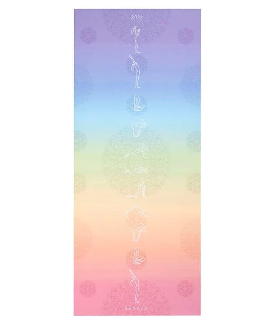 【新品未開封】SUKALA トラベルマット　LAVA 限定マット　レインボー