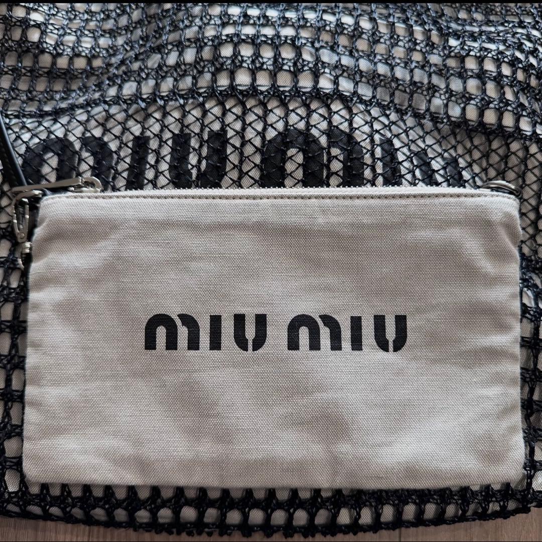 【正規品】MIUMIU 25SS IVY メッシュトートバッグ　佐藤健着用モデル