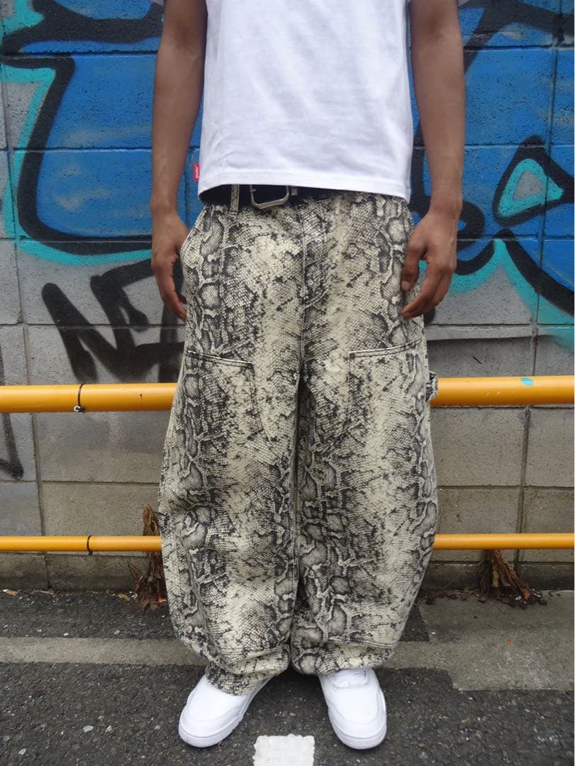 パンツ Double Knee Ballon Denim Pants