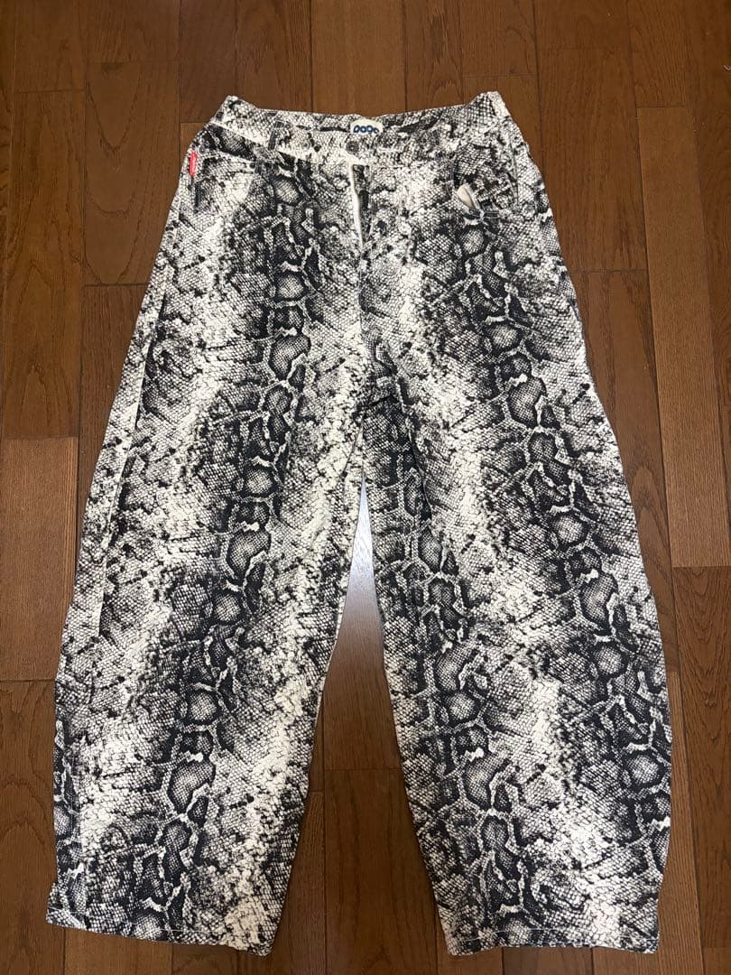 パンツ Double Knee Ballon Denim Pants