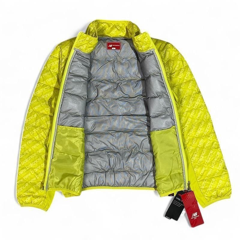 新品 ニューバランス ゴルフ 中綿 ジャケット 総柄 イエロー 1