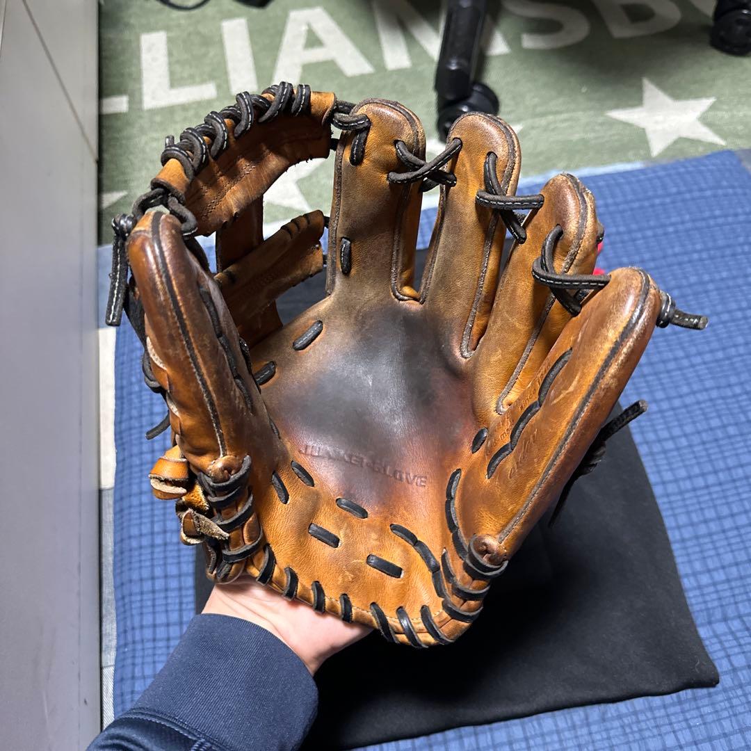 JUNKEE GLOVE 硬式グローブ ブラウン 収納袋付き