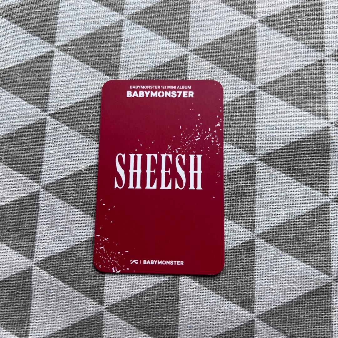 ベビモン BABYMONSTER SHEESH サノク アサ トレカ