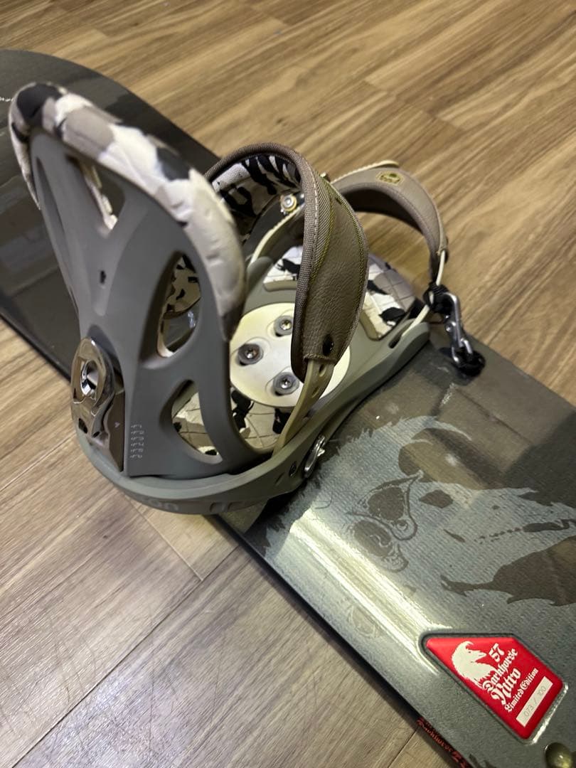 スノーボード NITRO157cm ビンディング BURTON size M