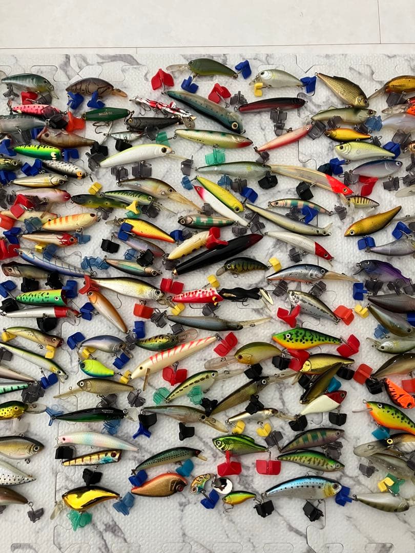 バス釣り引退セット　ルアー大量セット　タックルボックスセット
