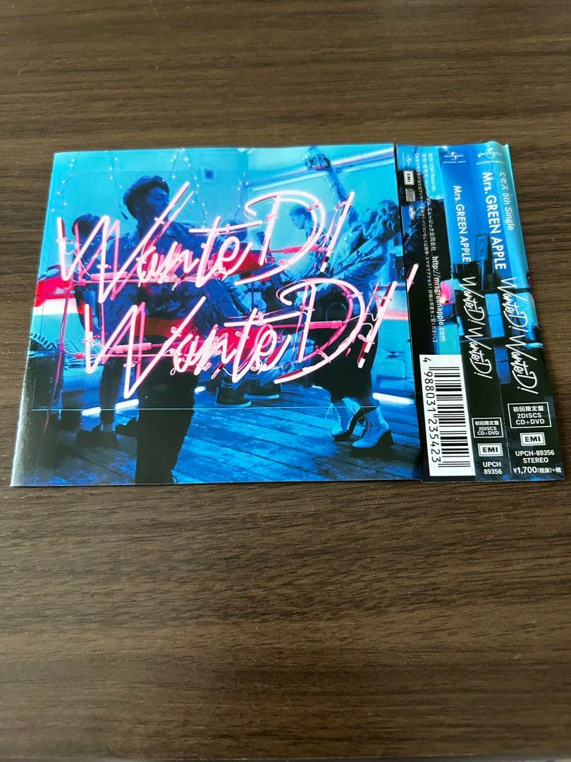 Mrs. GREEN APPLE 初回限定盤 CD+ DVD LIVE DVD