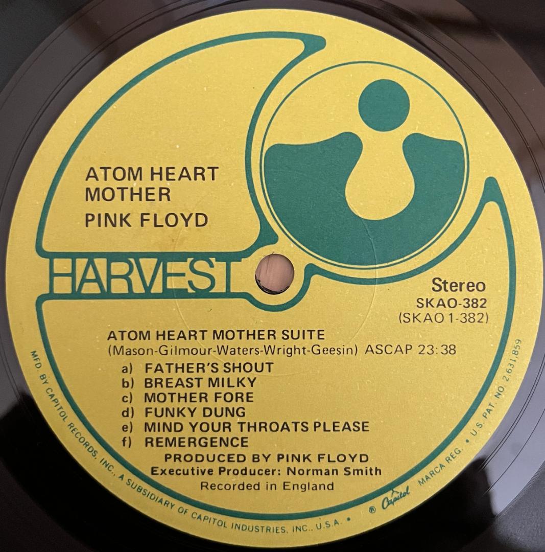 LP Pink Floyd – Atom Heart Mother US盤