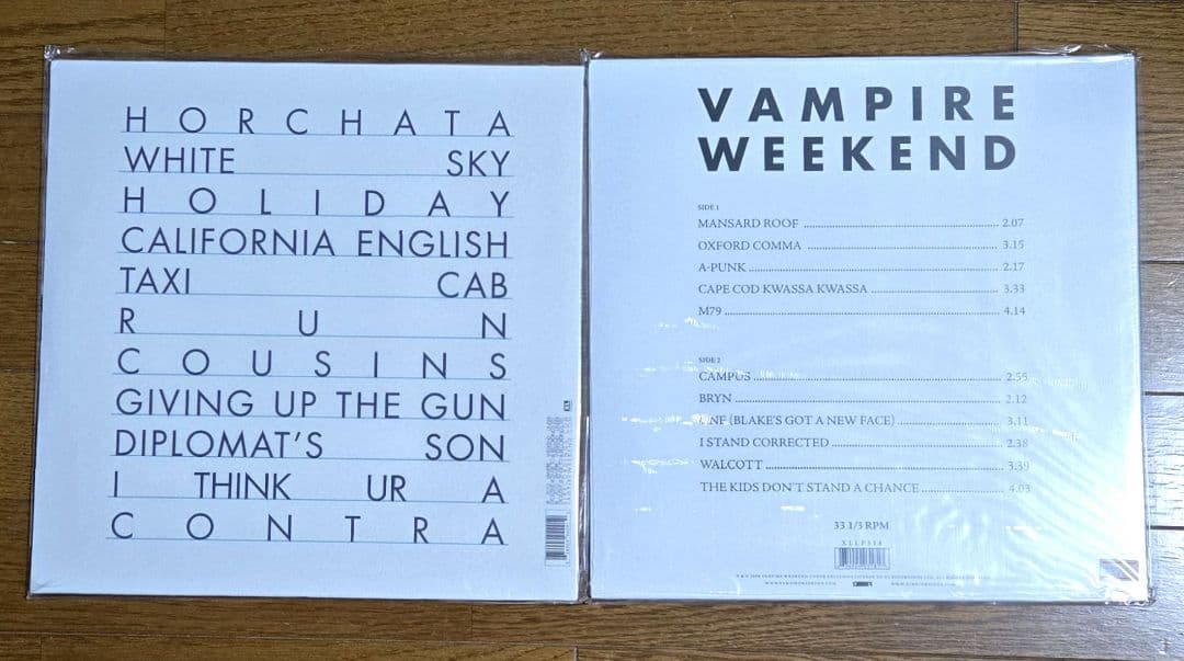 新品未開封 VAMPIRE WEEKEND 2枚セット アナログレコード