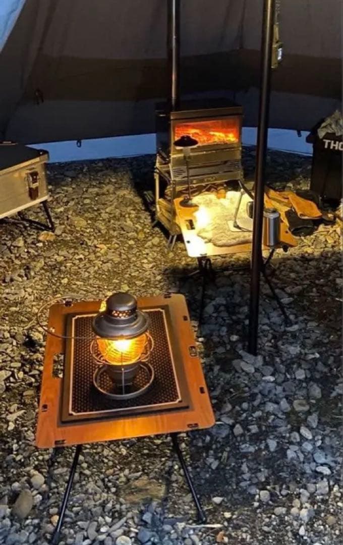 【美品】ridgecourve タクティカルテーブル 木目(ハード)