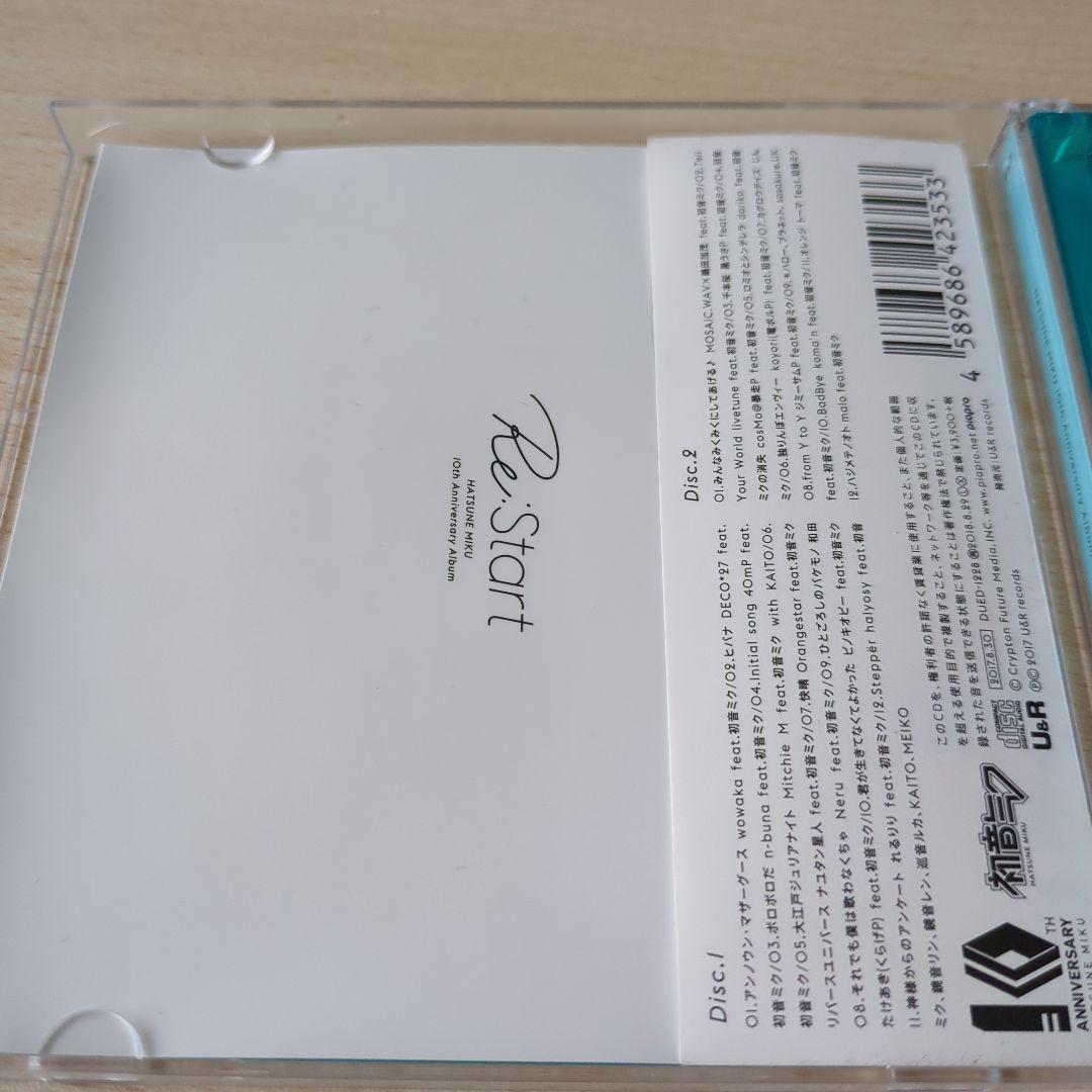 初音ミク 10周年記念 アルバム Re:Start リスタート CD 初回限定版