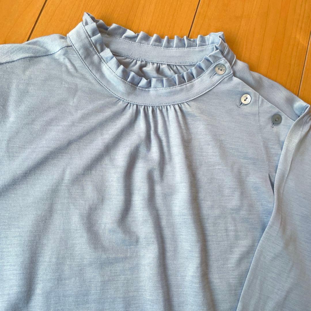 SCAPA 水色ブラウス　40
