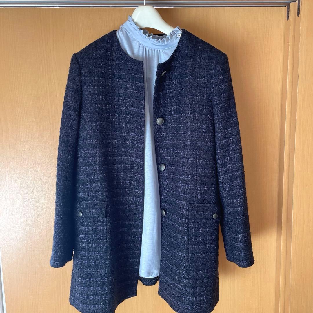 SCAPA 水色ブラウス　40