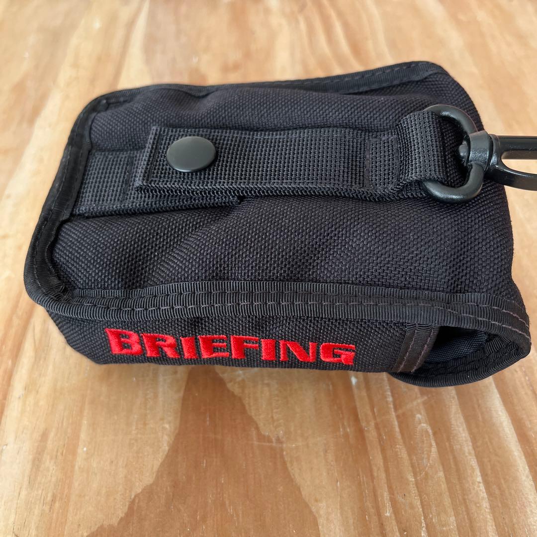 BRIEFING ブラック ナイロンポーチ