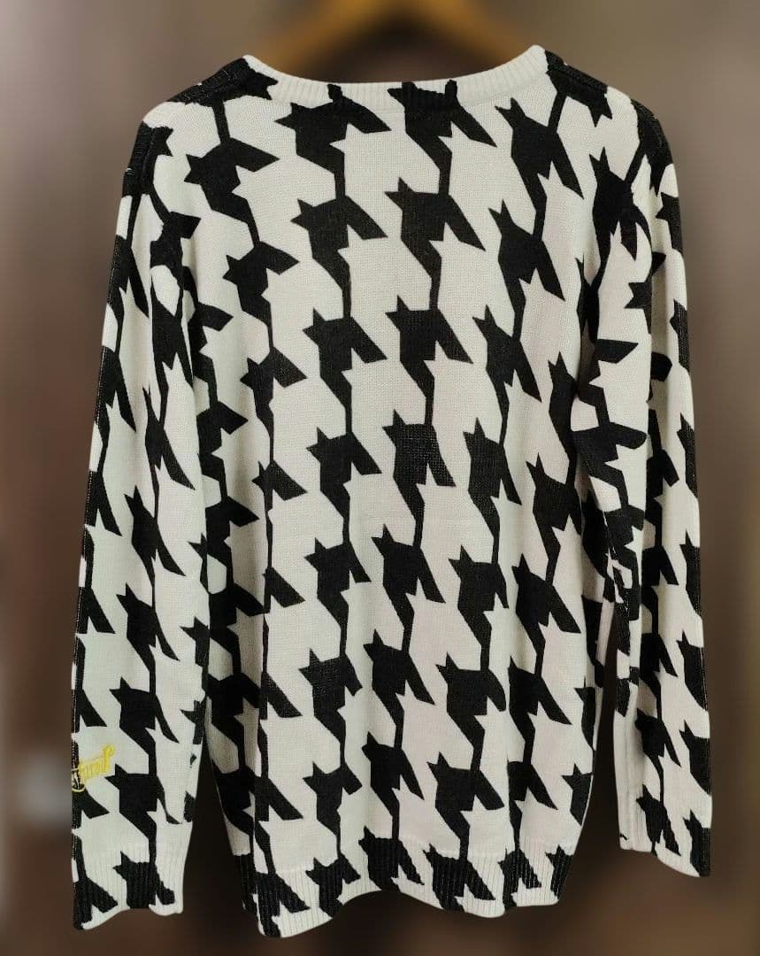 BIRDIE HUNT（バーディーハント）ブランドの千鳥格子柄セーターゴルフ