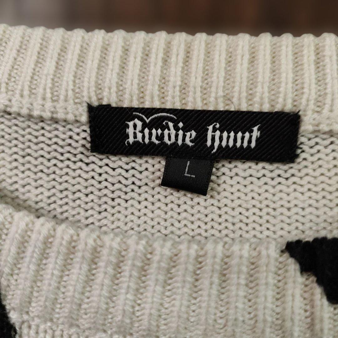 BIRDIE HUNT（バーディーハント）ブランドの千鳥格子柄セーターゴルフ