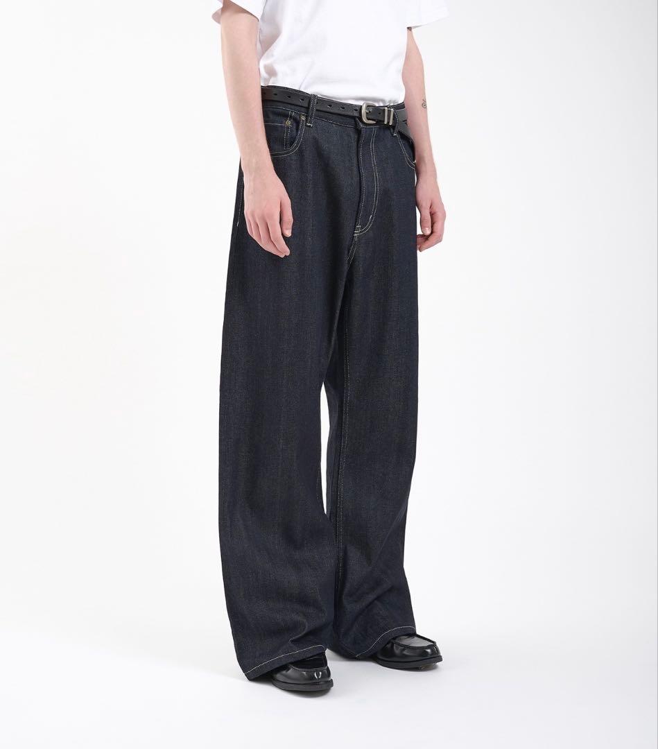 Regen Glanz リジットデニム インディゴブルー