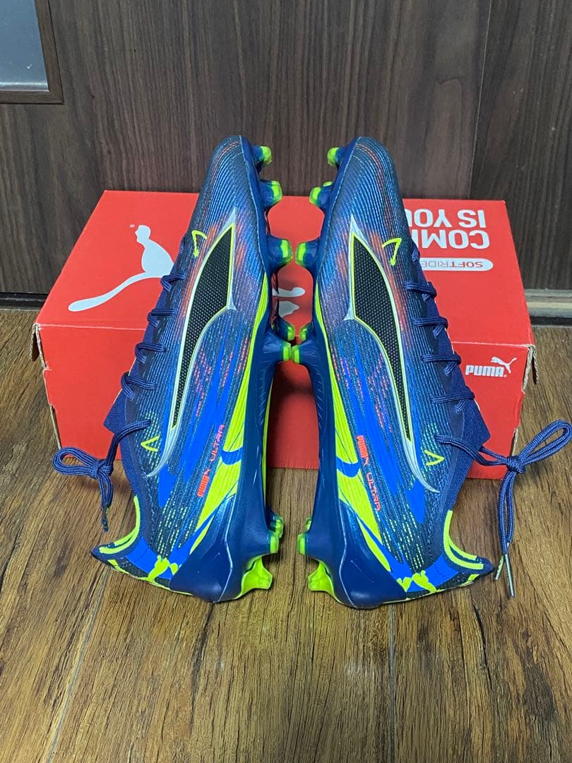 プーマ ウルトラ 6 アルティメットDARE TO FG ダークブルー×イエロー