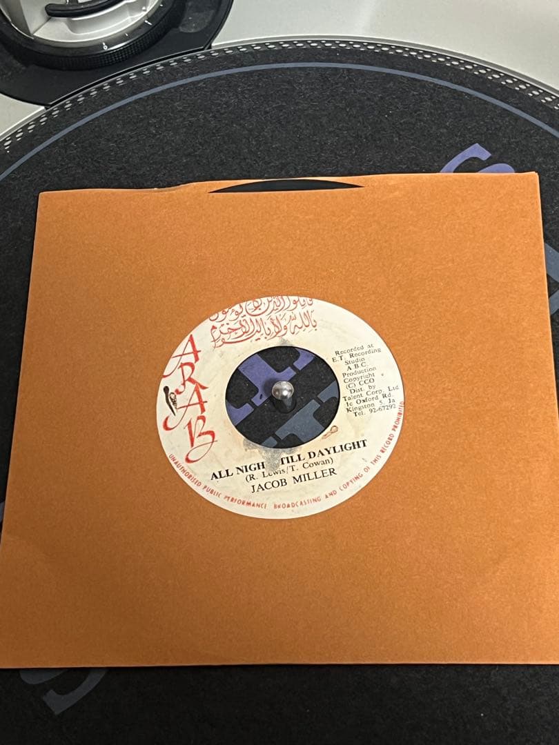 洋楽 Jacob Miller/ All Night Till Daylight