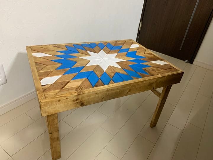 オルテガテーブル　ハンドメイド