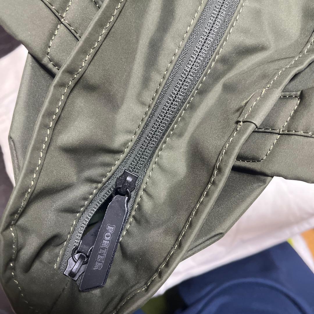 PORTER GIRLポーターガールムーストートバッグ【M】カーキ