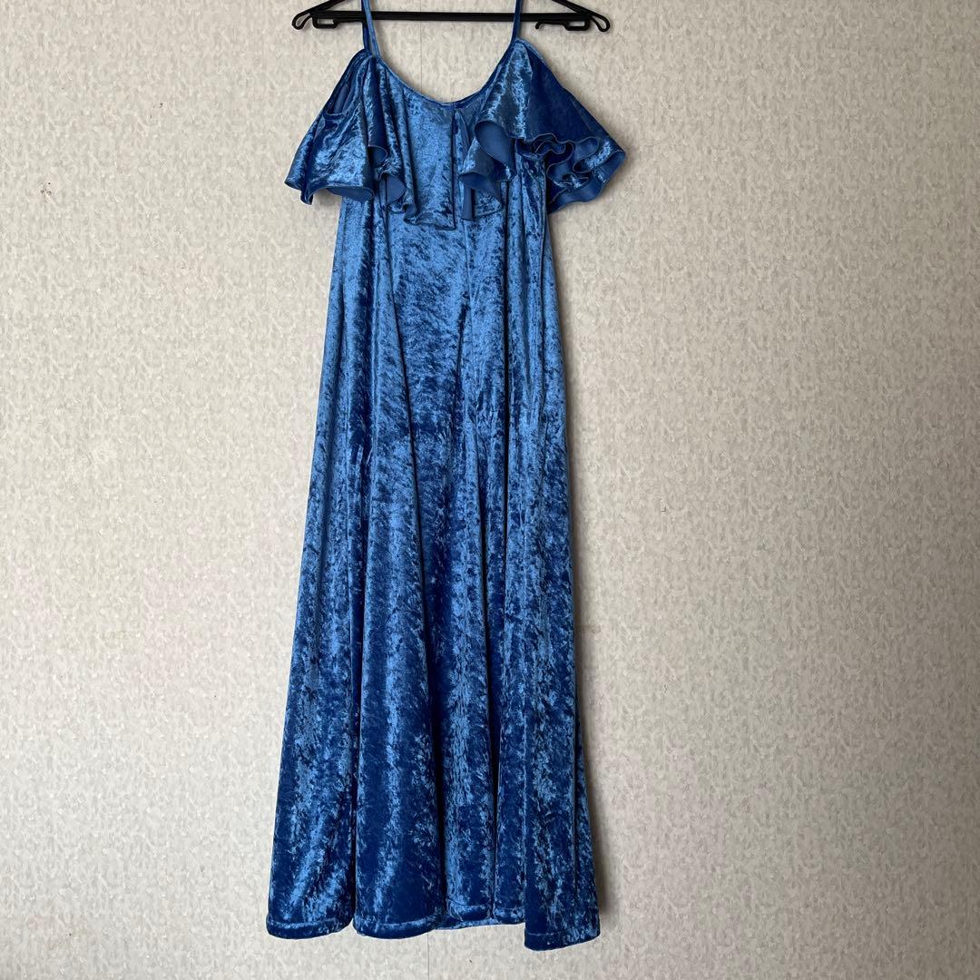 MMJ マーメイドライン マウナロア フラダンスドレス　ブルー