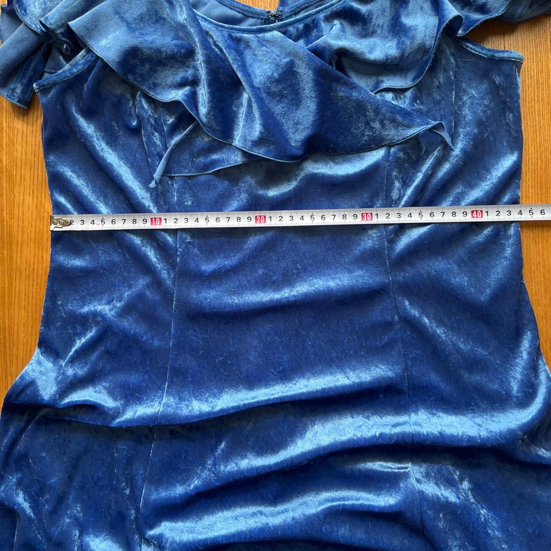 MMJ マーメイドライン マウナロア フラダンスドレス　ブルー