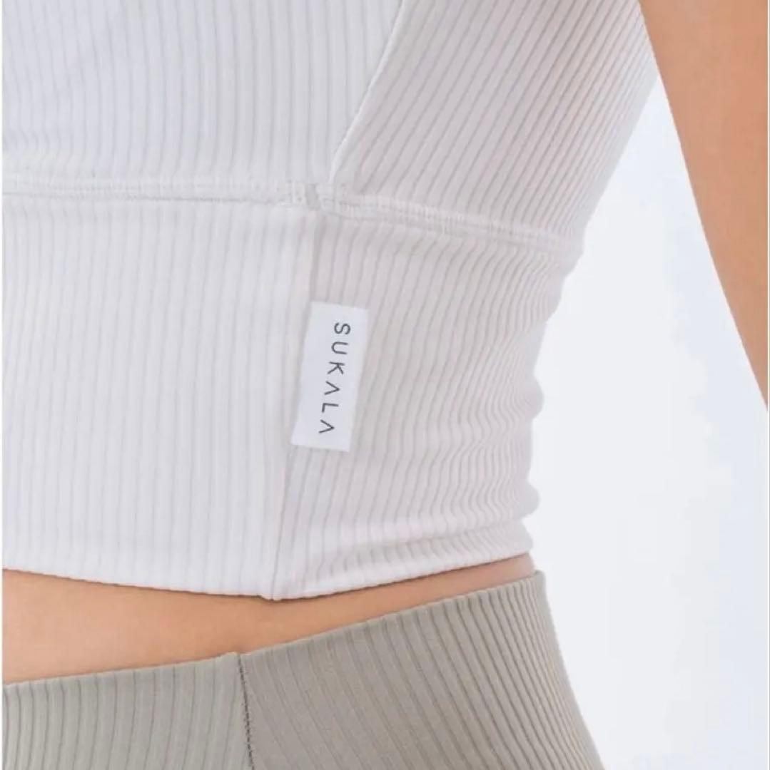 SUKALA ベーシックリブクロスブラトップ L