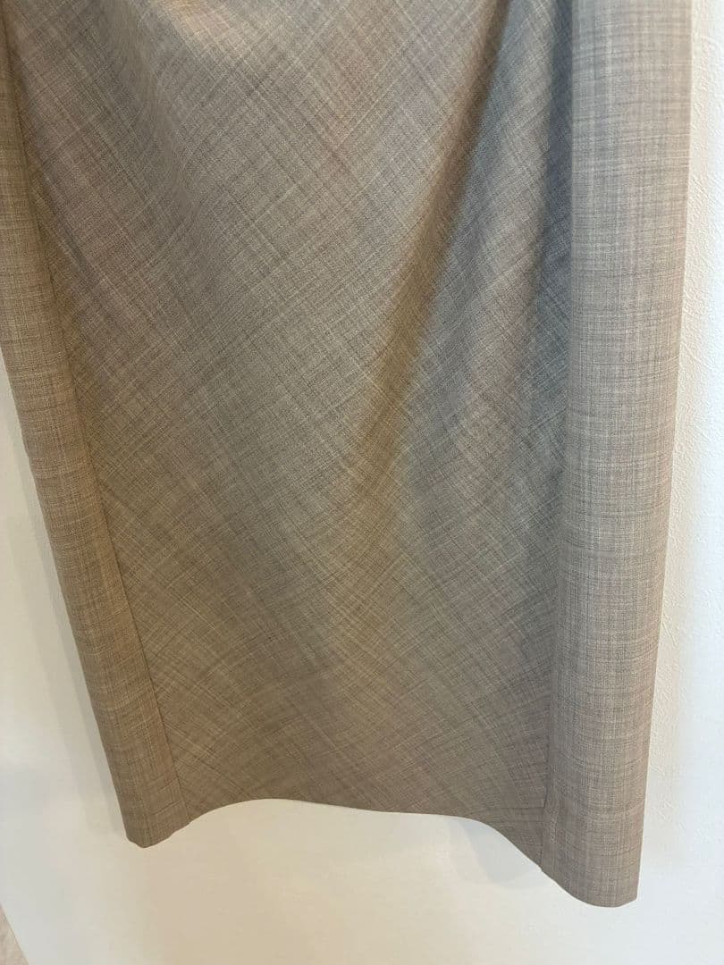 MAX MARA マックスマーラ　白タグ ウールシルク ワンピース　M相当