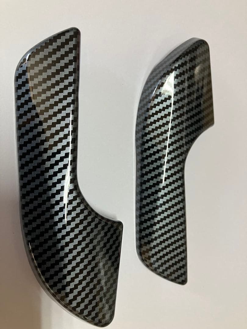 アルファロメオ　ジュリエッタ　内装ドアハンドルカバー　カーボン調　4個セット