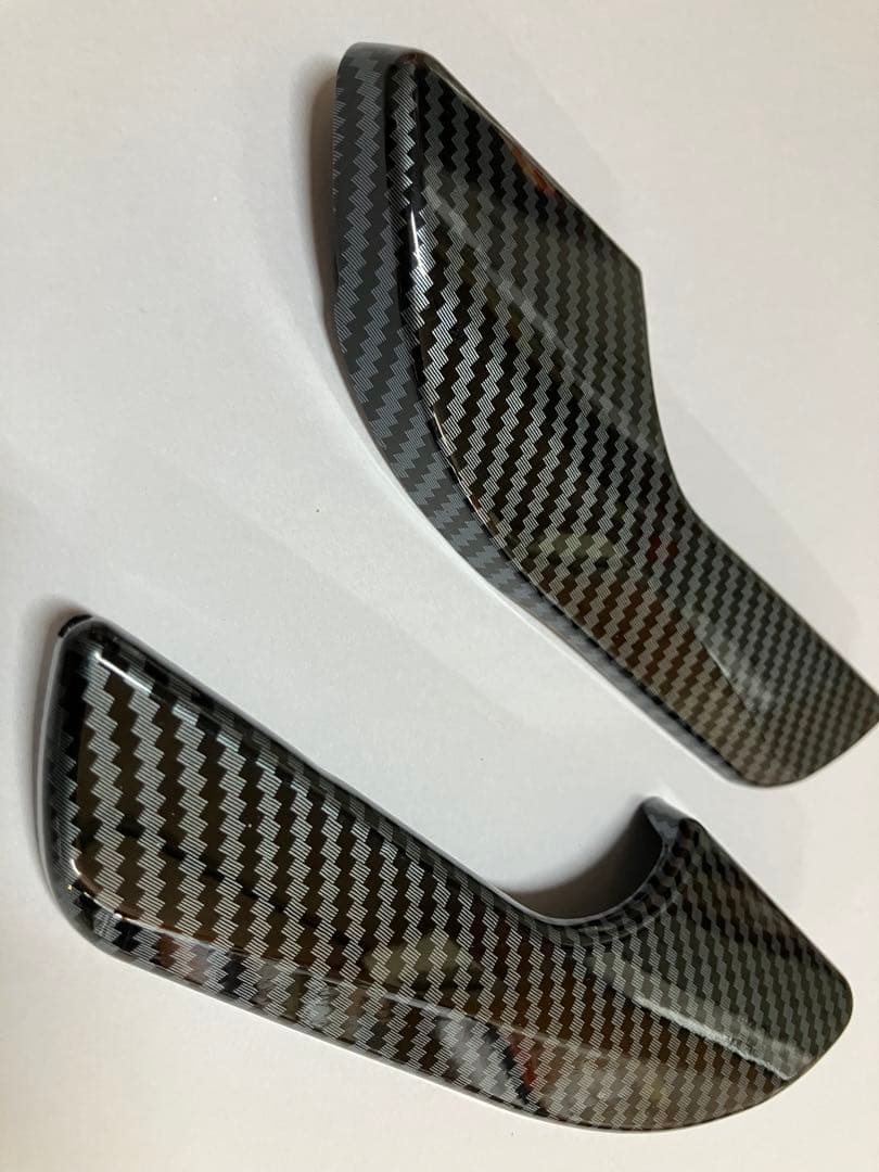 アルファロメオ　ジュリエッタ　内装ドアハンドルカバー　カーボン調　4個セット