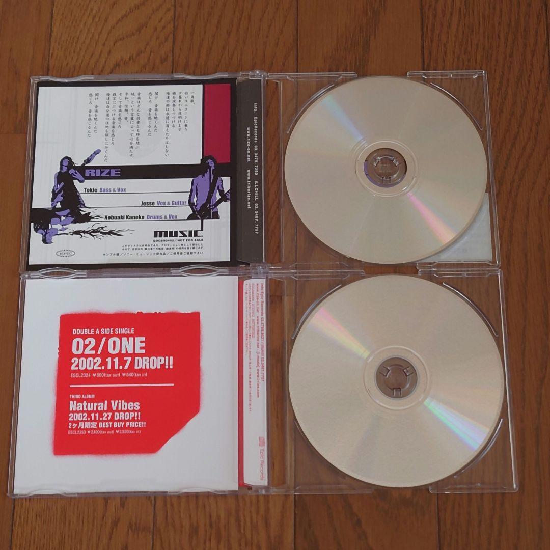 貴重 RIZE 雷図 非売品プロモCD サンプルCD シングル4枚セット