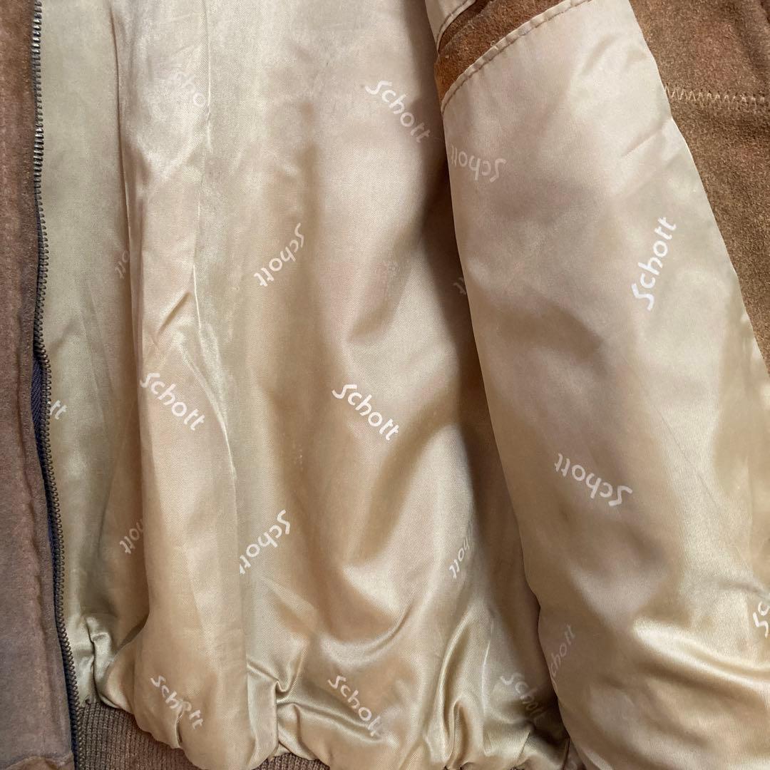 ジャケット・アウター vintage made in USA schott suede jkt el