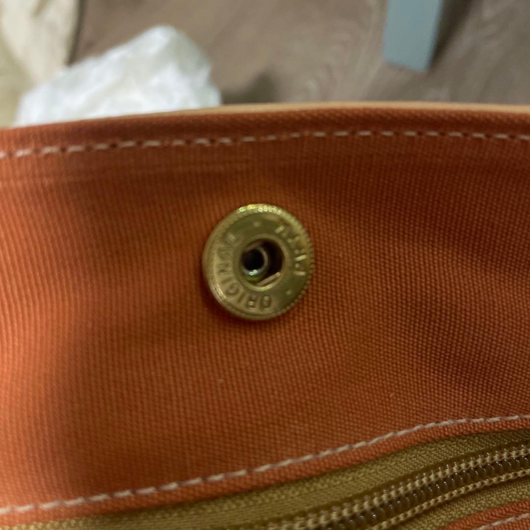 IL BISONTE ベージュ レザー トートバッグ