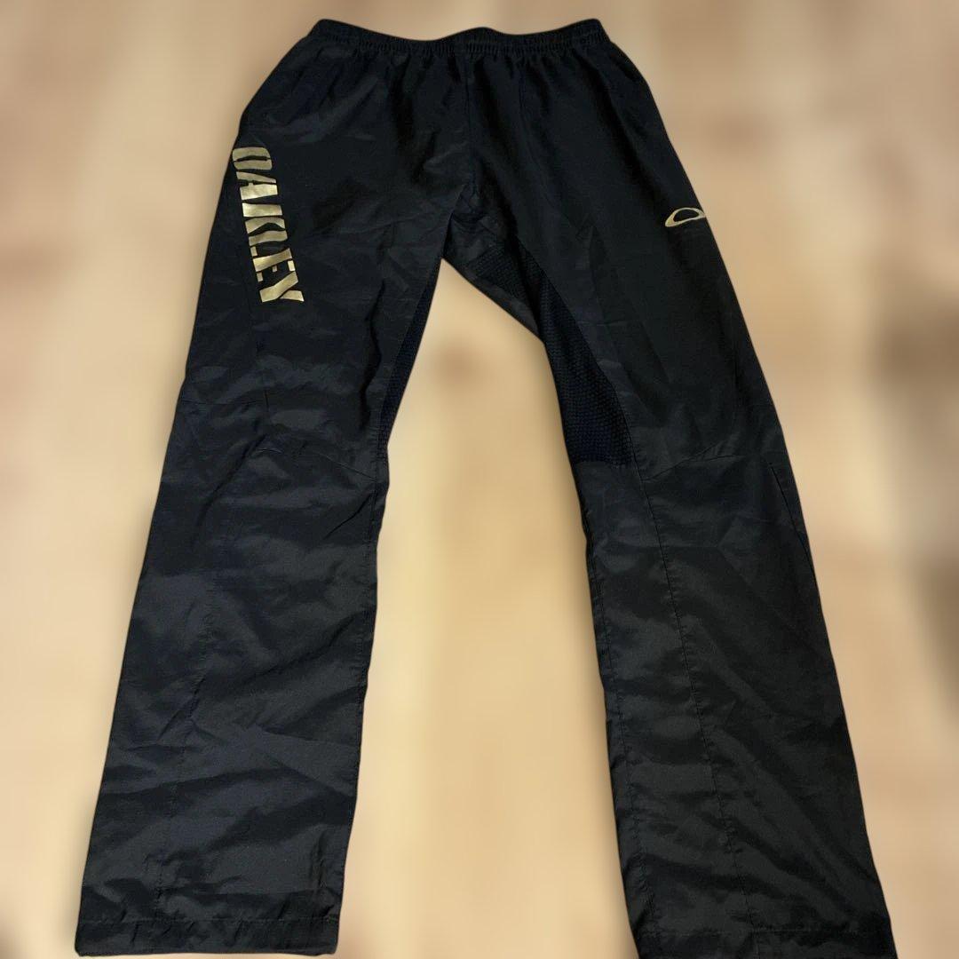 OAKLEY フード付きジャージ上下セット M,L ブラック