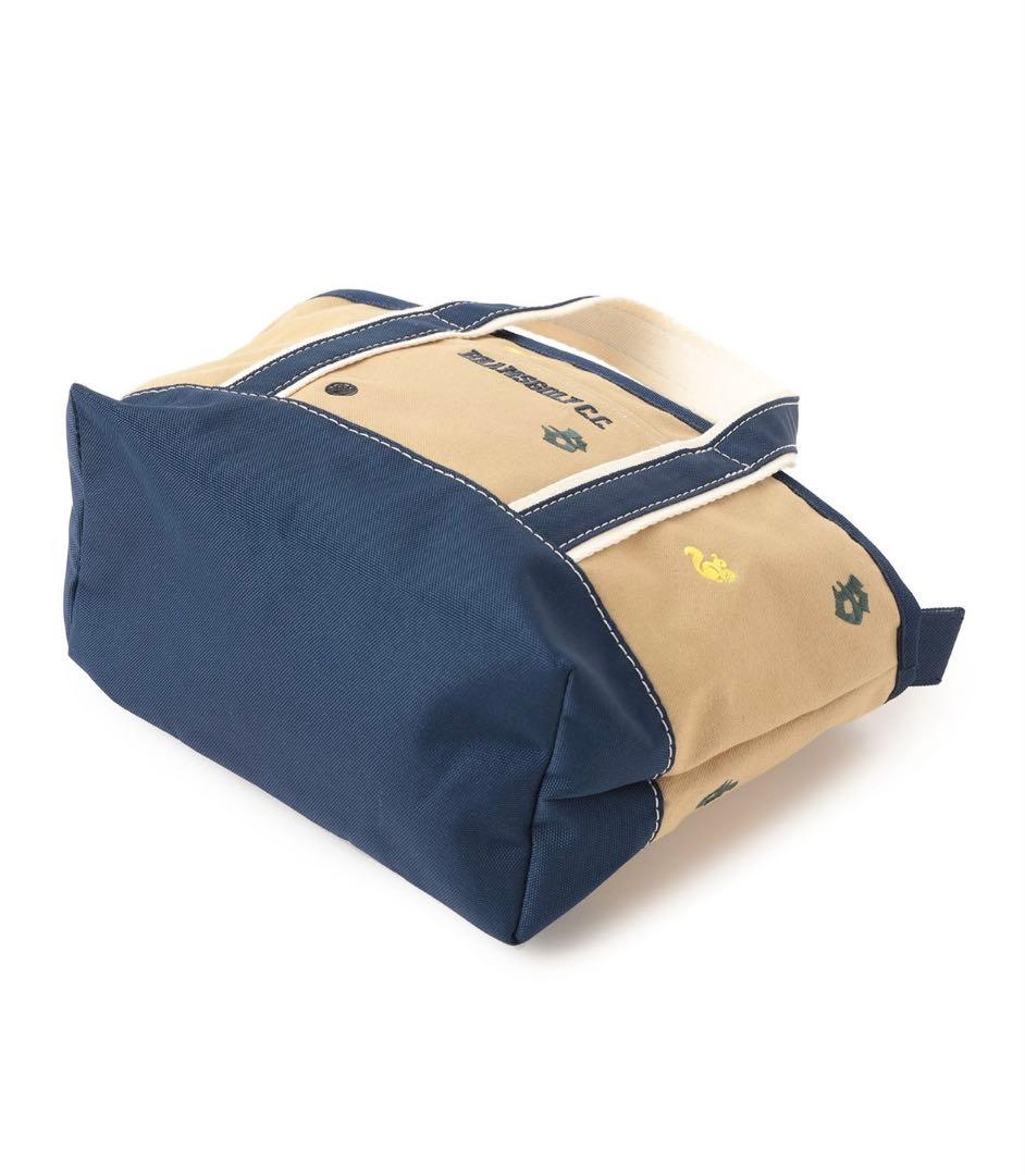 BEAMS GOLF 刺繍 総柄カートバッグ